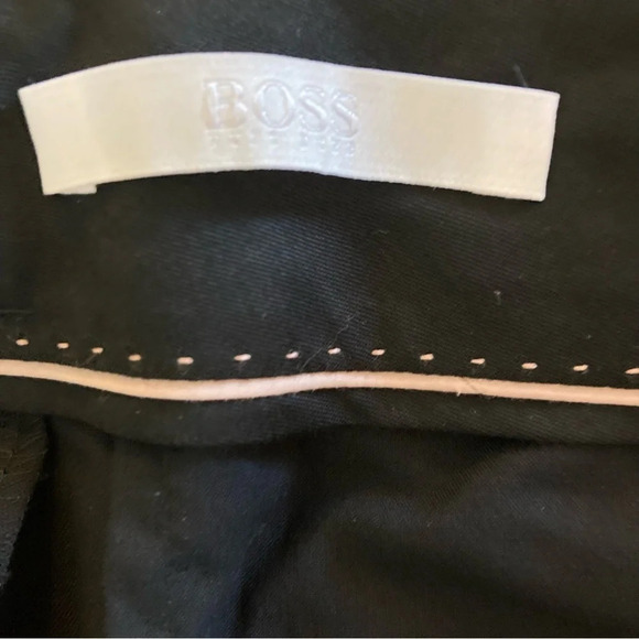 BOSS Hugo Boss Tulea3 Wool Trouser Pants Black 12 - Picture 7 of 8